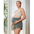thumbnail image 3 of CRZ YOGA Lightweight Maternity Workout Shorts 3'' Soft Athletic Casual Womens Pregnancy with Liner Pockets, 3 of 5