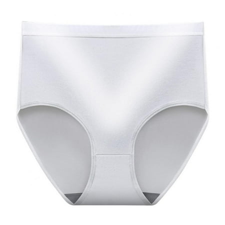 

Womens Underwear - Polyester Spandex Underwear for Women High Waist Underwear Seamles Briefs Panties Regular and Plus Size