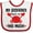 White and Red, variant on Inktastic Godson My Godfather Loves Me Boys or Girls Baby Bib