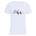 thumbnail image 6 of Adeawade Valentine'S Day T Shirts For Women Short Sleeve T Shirt Solid Color Heart Print Tops Round Neck Tee Casual Clothes Xl White, 6 of 6