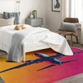 thumbnail image 4 of Airplane Non Slip Throw Rugs - 2x3 Washable Rug, Neon Gradient Aircraft Front Door Mat Indoor Entrance, Boys Hot Pink and Orangon Soft Low Pile Inside Doormat for Dining Room Living Room Entryway, 4 of 7