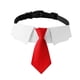 thumbnail image 4 of Collar moderno para perros, corbatín desmontable, hebilla de liberación rápida, suministros diarios, lazo para mascotas Rojo Salvador Corbata de moño, 4 of 10