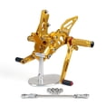 thumbnail image 1 of Racing Footrest Rearsets Rear Set Foot pegs For Yamaha YZF R25 2015-2019 Gold, 1 of 4