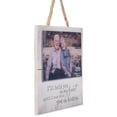 thumbnail image 3 of Hold You in Heart Heaven White 7 x 7 Inch Pine Wood Wall Hanging Photo Frame, 3 of 5