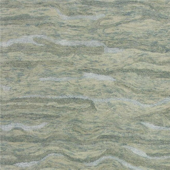 90 x 114 in. Seafoam Wool or Viscose Rug