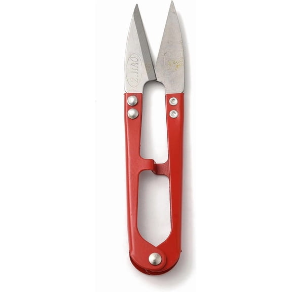 Mini Sewing Scissors Small Embroidery Scissors Non-Tarnish Stainless Steel Scissors Red Handles 4.3 Inches Precision for Crafting Sewing Jewelry and Fabric