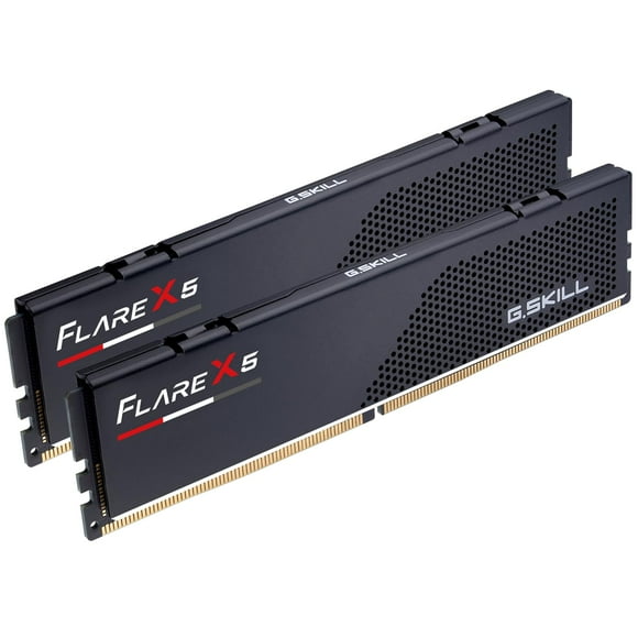 G.SKILL Flare X5 Series (AMD Expo) DDR5 RAM 32 Go (2x16GB) 6000MT/s CL30-38-38-96 1.35V Mémoire d'Ordinateur de Bureau UDIMM - Noir Mat (F5-6000J3038F16GX2-FX5)