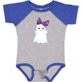 thumbnail image 3 of Inktastic Little Ghost, Cute Ghost, Ribbon, Halloween Girls Baby Bodysuit, 3 of 5