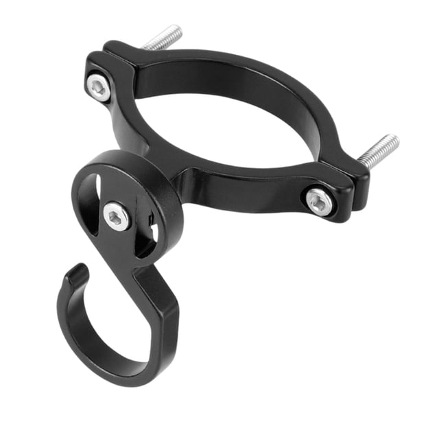 Soporte de gancho de scooter, hebilla de colgilla de almacenamiento de tubo de bicicleta, gancho de percha universal de aleación de aluminio para Tubo de 3.5 cm a 5.5 cm