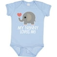 thumbnail image 3 of Inktastic My Nanny Loves Me Grandchild Boys or Girls Baby Bodysuit, 3 of 5