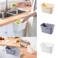 thumbnail image 6 of Garbage Bin Counter Bins Trash Can Kitchen for Kitchens Cabinet Door Mini Kitchen Trashs Bin Garbage Cans Counter Bins Trash Can Kitchen (Beige), 6 of 6
