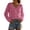 Cover Up # Pink, variant on Beach Coverups for Women Cropped Crochet Cardigan V Neck Long Sleeve Open Stitch Knit Sweater Colorful Button Front Short Jacket