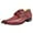 Burgundy, variant on Men's Classic Formal Oxford Shoes Lace up Leather Dress Shoes, Powder Blue
