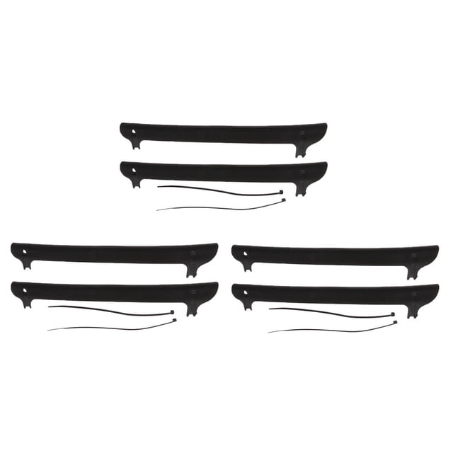 6 X Reemplazo de cubiert horquilla trasera del negro duradero shamjiam Protector de cadena de bicicleta