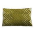thumbnail image 1 of Ahgly Company Patterned Outdoor Rectangular Bold Yellow Lumbar Throw Pillow, 13 inch by 19 inch, 1 of 5