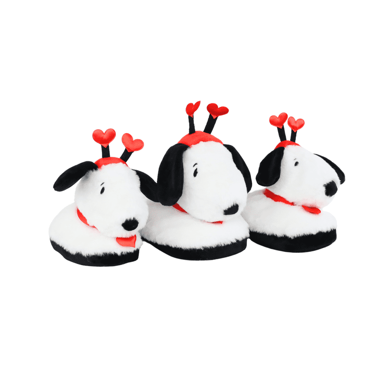 Snoopy Valentines Day Toddler Kids Girls 3D Scuff Slipper