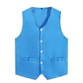 thumbnail image 3 of Gilet Élégant Formel pour Garçons Enfants Ados, Performance de Discours, Veste de Fête, Complet, 3 of 6