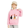 thumbnail image 3 of DxhmoneyHX Toddler Girls Clothes Cute Chicken Christmas Sweatshirts Soft Comfy Warm Long Sleeve Pullover Sweatshirts Graphic Hoodies Size 2 Years, 3 of 6