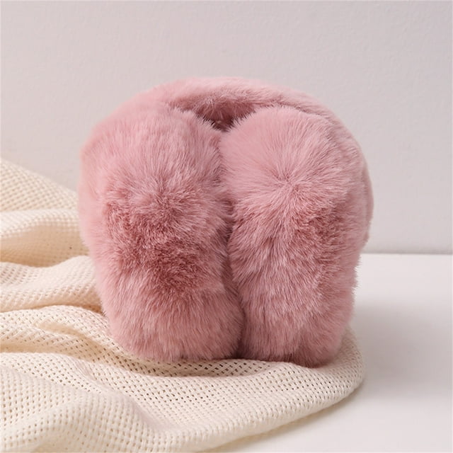Cache-Oreilles Unisexe Chaud en Fausse Fourrure pour l'Hiver, Pliable