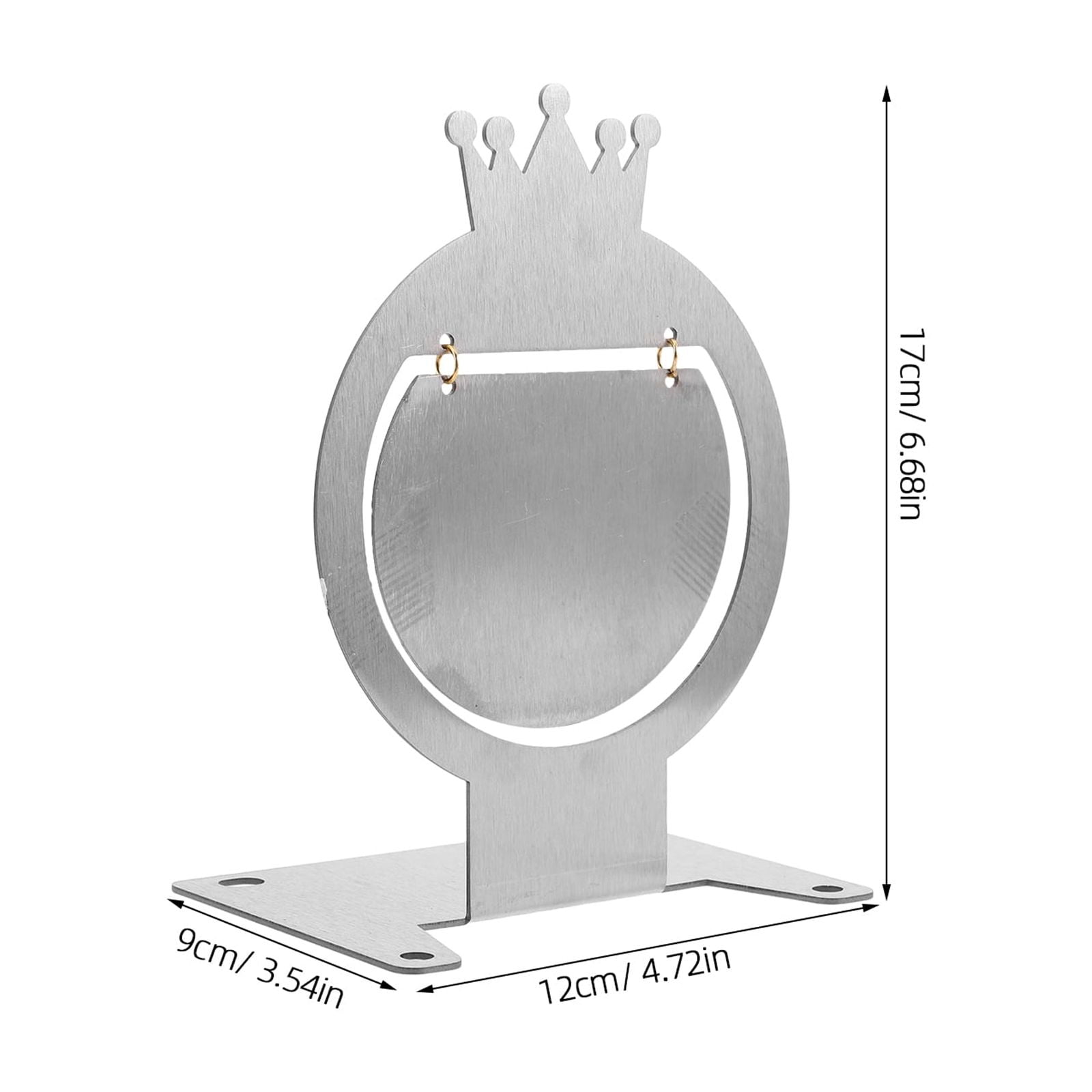 RENACLIPY Reset Target Rotary Target Stainless Steel Automatic Reset Indoor Training 1Set