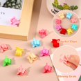 thumbnail image 6 of 40 Pcs Colorful Mini Hair Claw Clips Clamps Accessories for Baby Toddler Girls Decorative Bun Thin Hair, 6 of 6