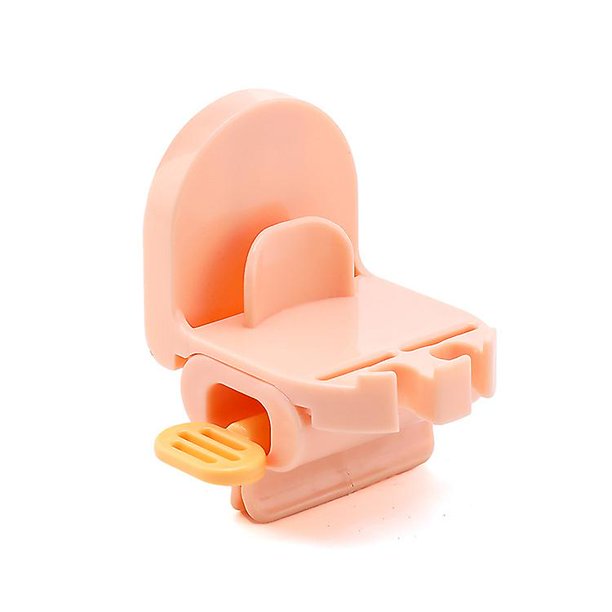 Soporte para cepillo de dientes rosa, exprimidor de pasta de dientes montado en la pared, organizador de cepillo de dientes eléctrico montado en la pared para baño, sin perforación, pasta de dientes autoadhesiva Rojo Verde Cocina, Decoración y Otros