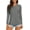 Dark Grey, variant on TACVASEN Women's UPF 50+ Sun Protection Long Sleeve Shirts V-Neck Quick Dry Workout Hiking Running Tops White M