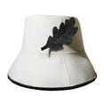 thumbnail image 3 of Gorro de fieltro shamjiam para sauna Gorro de protección para la cabeza tradicional resistente Blanco, 3 of 8