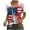 Multicolor#6, variant on qipepei American Flag Shirt for Women 4th of July T-Shirt Patriotic T-Shirts Women's Independence Day Short Sleeve Printed Casual Tops Short Sleeve Crewneck Tops Shirt