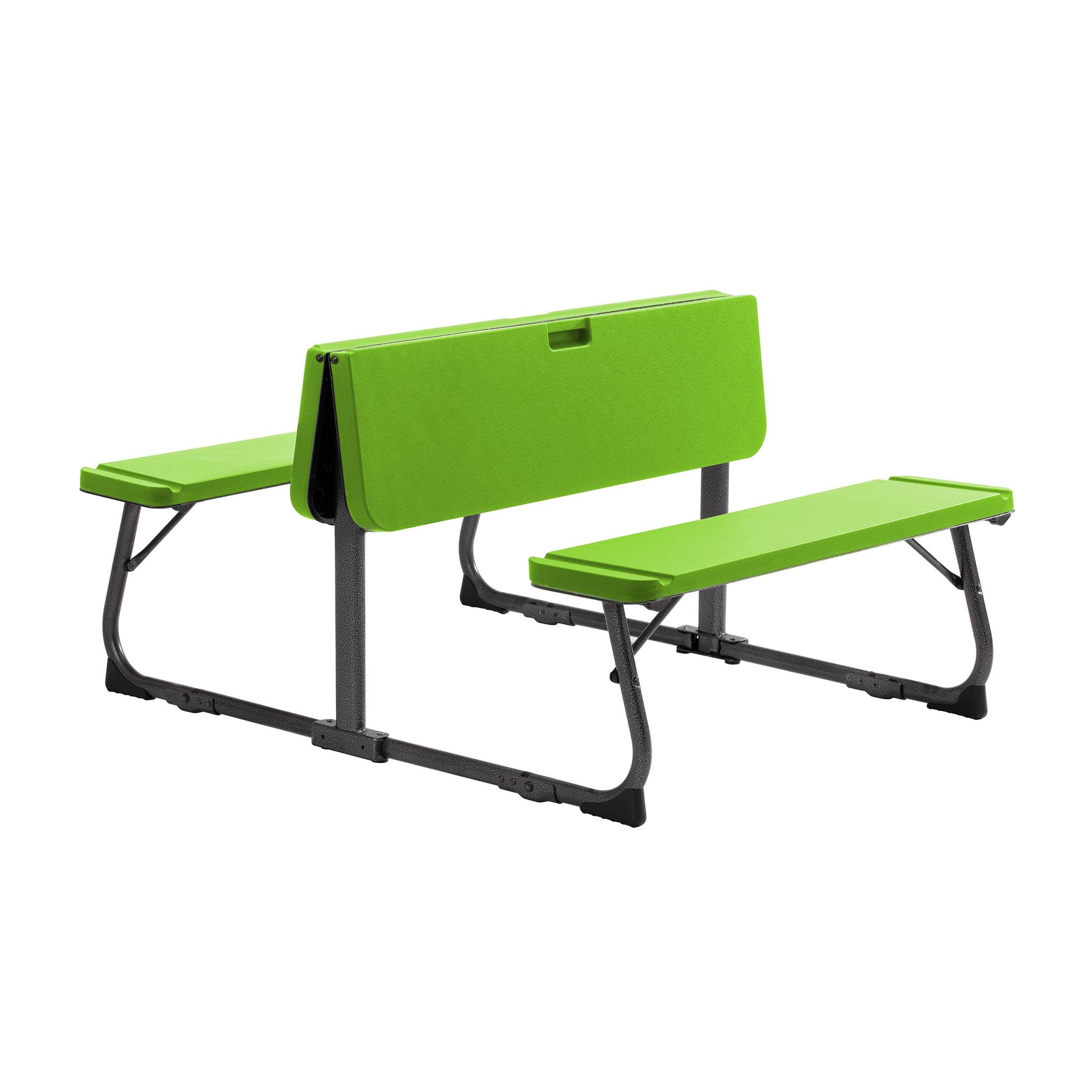 Your Zone Folding Kid's Picnic Activity Table for Ages 3-8, Green