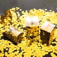 thumbnail image 5 of QZS Portable Gold Tissue Confetti,0.22LB Light Weight Confetti Decorations for Crafts,Reusable Round Glitter Foil Metallic for Home, 5 of 6
