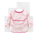 thumbnail image 5 of Mono para niños, impermeable, de manga larga, antiadherente, ropa de comer para bebés, delantal, babero de algodón para niños, 5 of 5