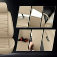 thumbnail image 5 of JIAMAOXIN Car Front Seat Covers, 2 Seats Fuax Leather Seat Covers Protector for Honda Civic 2020-2024 (2 Seats, Beige), 5 of 5