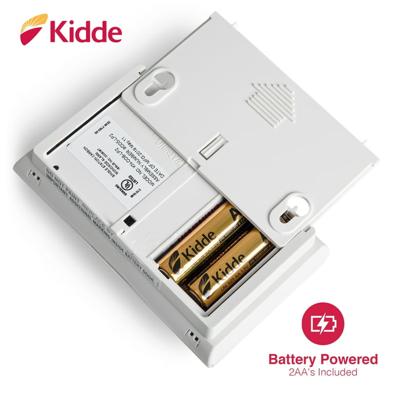Kidde AA Battery Operated Basic Carbon Monoxide Alarm - 9CO5 Kidde AA Battery Operated Basic Carbon Monoxide Alarm - 9CO5