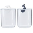 thumbnail image 1 of 2 Pcs Cotton Pad Storage Box Cartoon Animal Swab Box Acrylic Toothpick Holder, 1 of 7