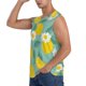 thumbnail image 3 of Balery Lemons Chamomile Flowers And Leaves Camisetas sin mangas para hombre, absorbe la humedad y protege contra el mal olor.-Medium, 3 of 7