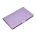 thumbnail image 4 of Glitter Folio Flip Case for Samsung Galaxy Tab S8/S7 Case 11 Inch (SM-X700/X706/T870/T875), PU Leather Folding Stand Card Slots Cover with Multiple Viewing Angles Tablet Case Cover,Purple, 4 of 10