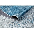 thumbnail image 3 of Layyah Blue Modern Polyester Area Rugs for Living Room Washable Rugs Boho Moroccan Area Rug Soft Geometric Bohemian Carpet Distressed Indoor Rug for Bedroom Dining Room Office Nonslip Rug, 3 of 9