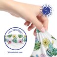 thumbnail image 5 of Cactus Office Chair Slipcover, Watercolor Foliage Pattern Botanical Elements Floral Spring Season Blossoming Nature, Stretch Decorative Fabric Cover, Standard Size, Multicolor, by Ambesonne, 5 of 5