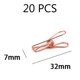 thumbnail image 5 of Pinzas para ropa resistentes y multiusos: sujeción fuerte para ropa, toallas, archivos y más, 5 diseños coloridos, pinzas para ropa de metal resistentes al viento, paquete de 20, 5 of 5