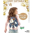 thumbnail image 2 of Mochila Naturally KIDS para perros pequeños con animal de peluche, 2 of 9