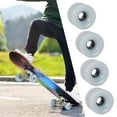 thumbnail image 4 of S SERENABLE 4 Pcs Roues de Planche à Roulettes 78A PU Longboard Cruiser Pièces d'Entretien 70x51mm Gris, 4 of 9