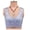 Light blue, variant on Babysbule Bras for Women Women's Printed Non-Steel Ring Seamless Ice Silk Front Buckle Vest-Style Underwear