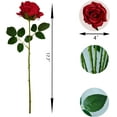 thumbnail image 2 of 12PCS Artificial Silk Rose Flower with Long Stem for Home Decor Centerpiece Arrangement Bridal Bouquet Wedding Party Event Gift Realistic Silk Roses Flowers, 2 of 6