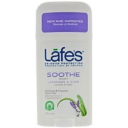 Lafes Deodorant Stick, Lavender & Aloe 2.25 oz (Pack of 3)