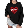 thumbnail image 1 of Penkiiy Mama Sweatshirt de manga larga Cheer Mom Shirt para Béisbol Fútbol Baile Baile Sport Suéter Top XS Negro, 1 of 7