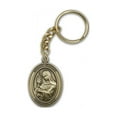 thumbnail image 4 of Antique Gold St. Clare Keychain, 4 of 4