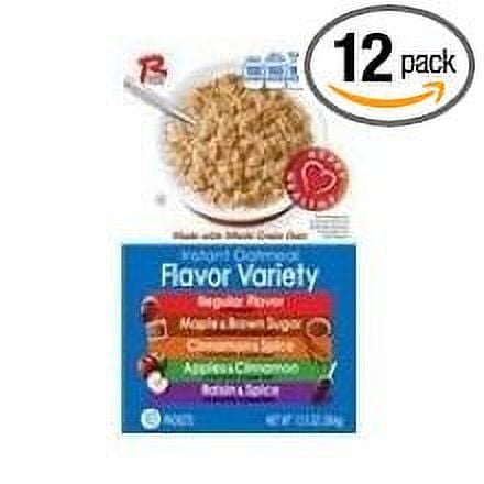 12 PACKS : Ralston Foods Instant Oatmeal Hot Cereal 13.5 Ounce — 12 per case.