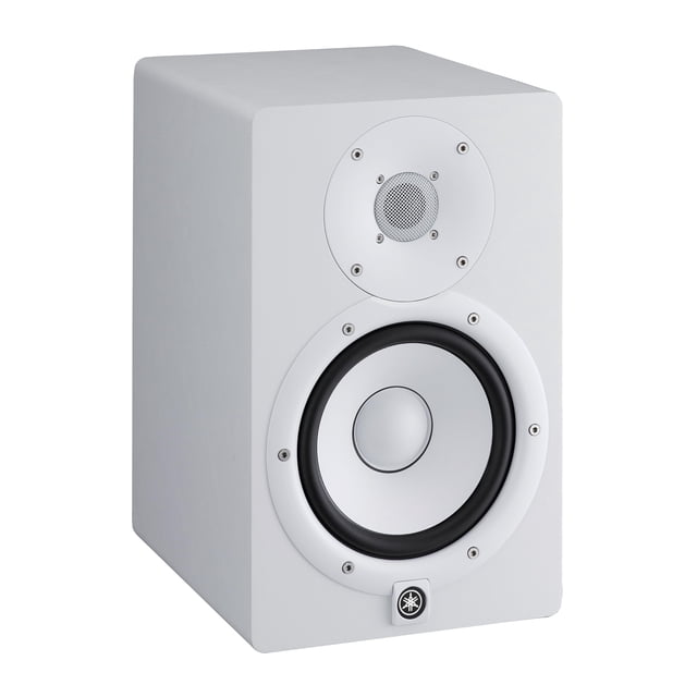 Altavoz para monitor de estudio Yamaha HS7W de 7 pulgadas con alimentación, blanco