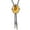 Amber yellow, variant on Antique Oval Stone Jewelry Bolo Tie Western Vintage Faux Rope Necktie